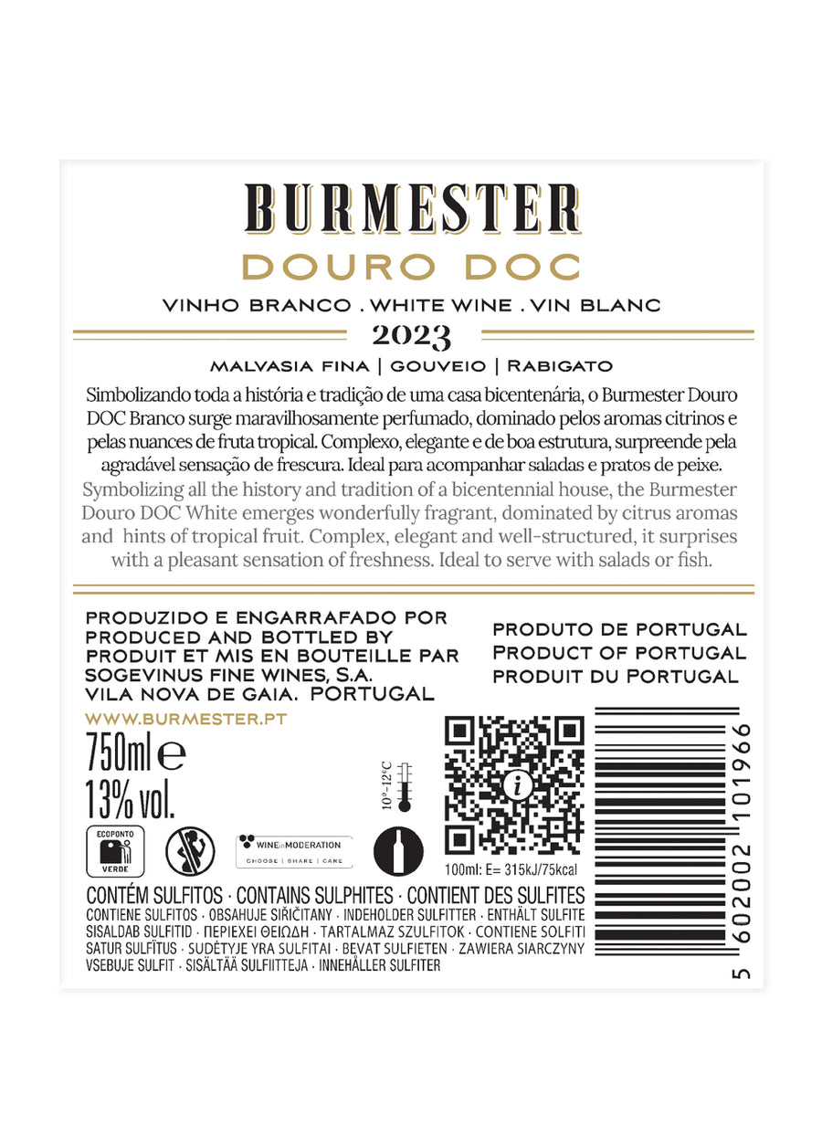 VINHO DOURO BURMESTER BRANCO 2023