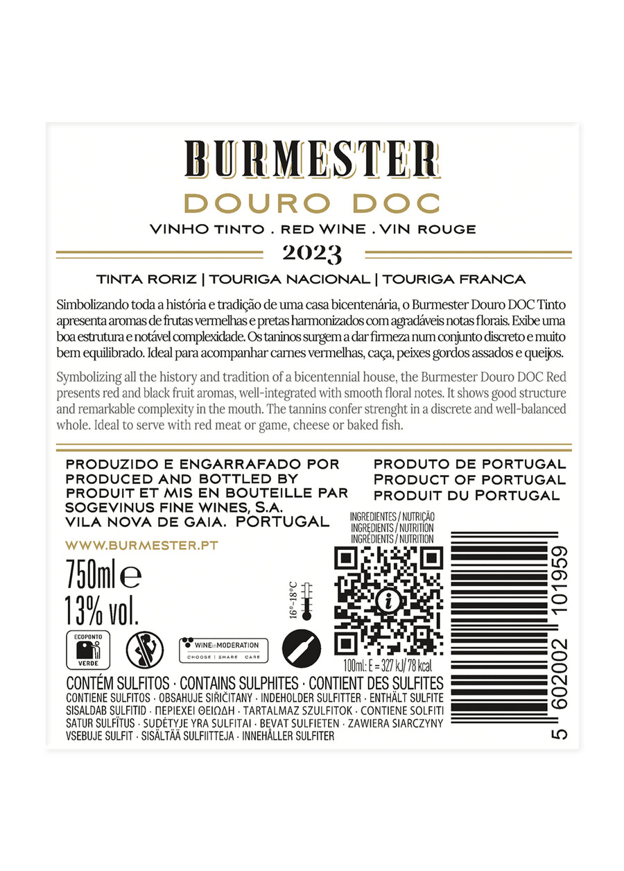 VINHO DO DOURO BURMESTER TINTO 2023